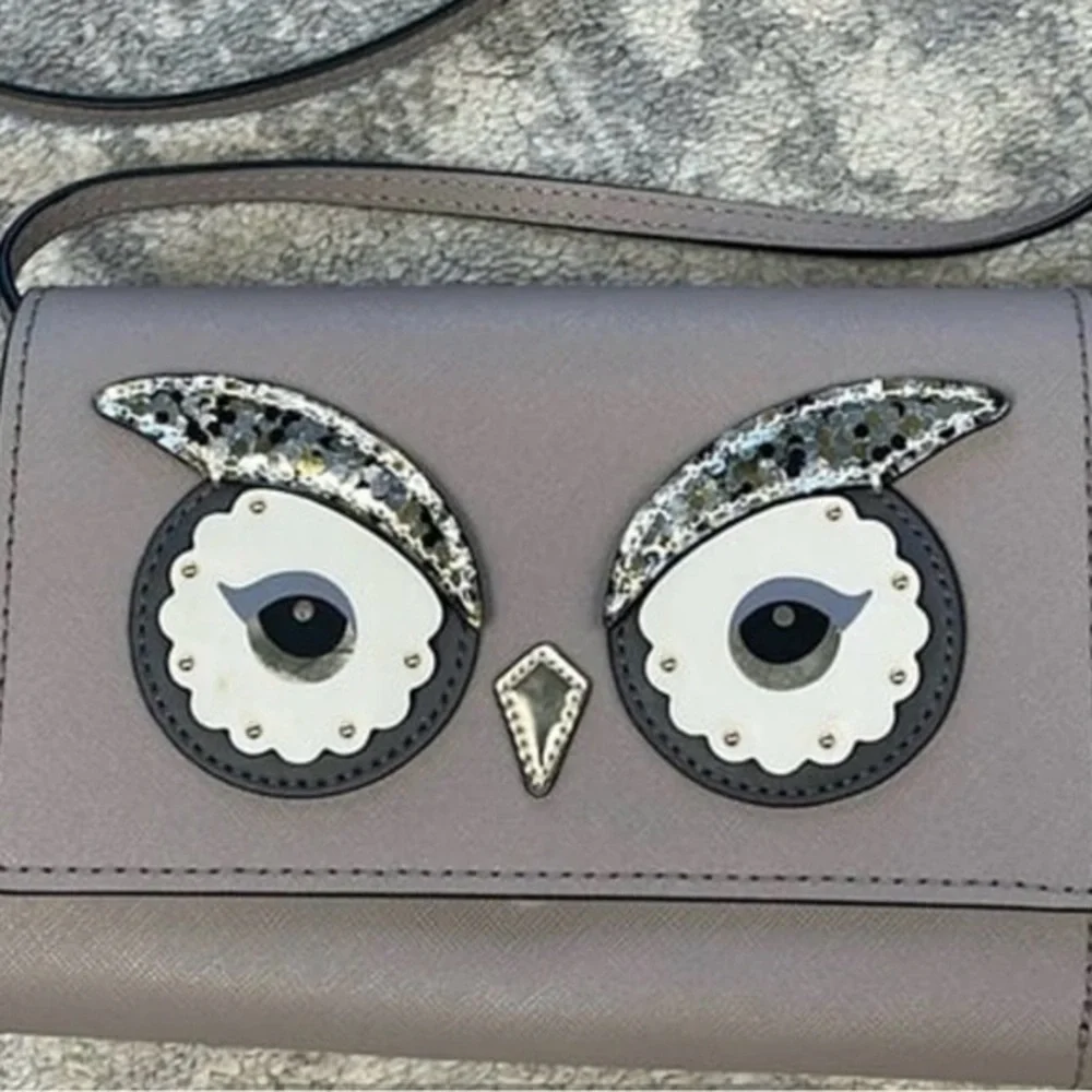 Stylish Gray Owl Kate Spade ♠️ Women's Bag